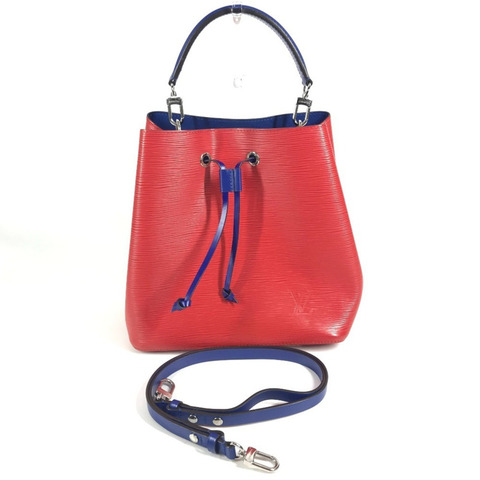 路易威登 M54365 Epi NeoNoe 雙色水桶包，肩背兩用手提包，皮革，女士，罌粟紅