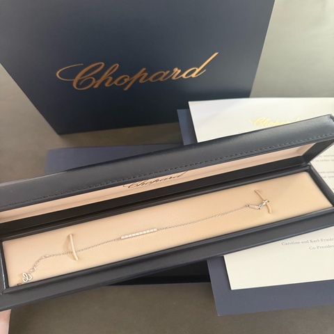 Chopard ICE CUBE BRACELET, ETHICAL WHITE GOLD