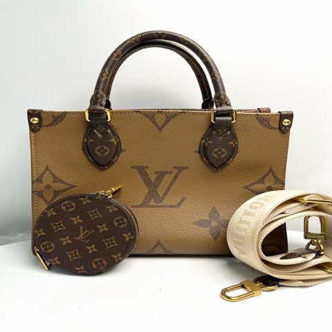 Louis Vuitton 路易威登 系列：Onthego小號 老花托特包  芯片款 尺寸：25×19×10.5cm。