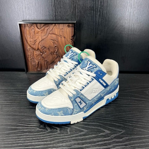 Louis Vuitton路易威登 trainer 白藍牛仔 40碼