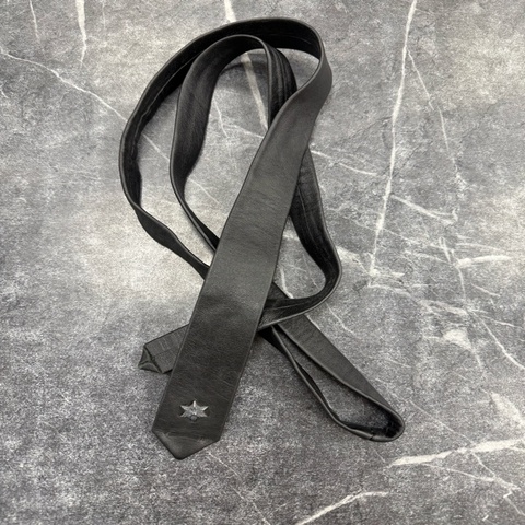 Chrome Hearts Leather Tie