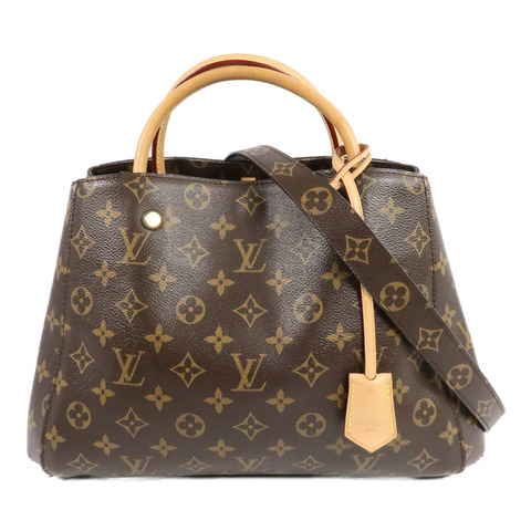 LOUIS VUITTON Monogram Montaigne MM手挽肩背兩用袋