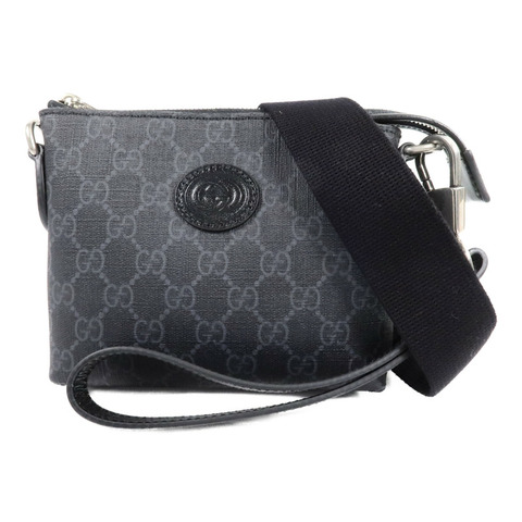 GUCCI 塗層帆布GG SUPREME肩背袋