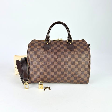 LV Speedy Bandouliere 30 棋盤格 2012年