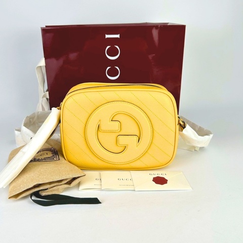 Gucci Blondie 雙 G 相機斜背包