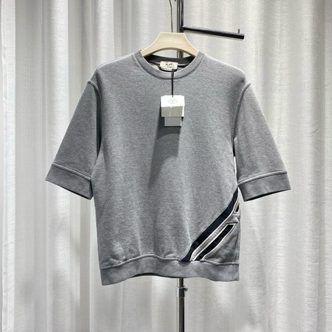 【99新】 Hermes 愛馬仕 短袖 Tee SS23 H型條紋 反光條