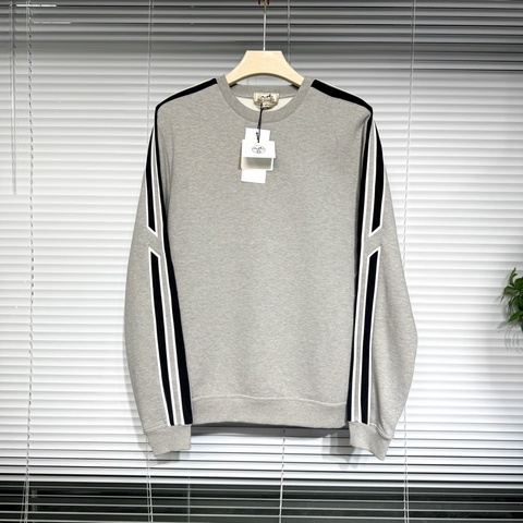 【全新】Hermès 愛馬仕 衛衣 經典款 雙臂H條紋  反光條