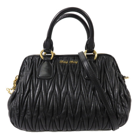 Miu Miu 羊皮皮革2 Way Bag手挽肩背兩用袋