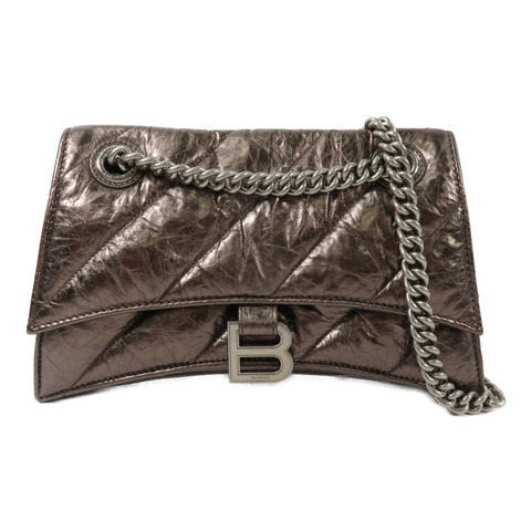 BALENCIAGA 牛皮皮革Small Crush Chain Quilted鏈帶肩背袋