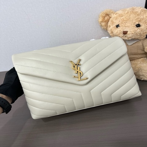 YSL 聖羅蘭 大號loulou方胖子 底長30。