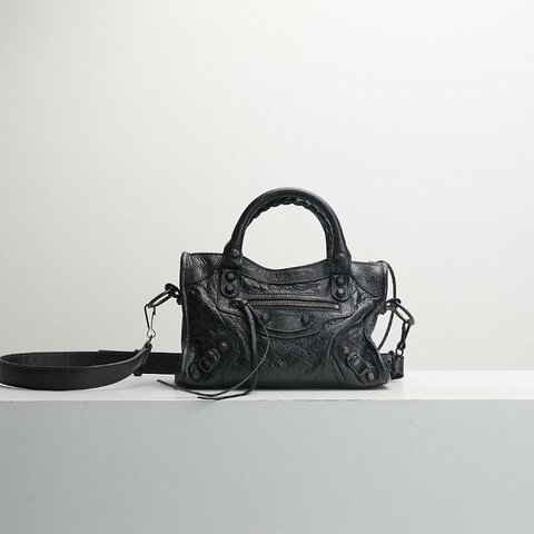 Balenciaga Le City Mini 新款機車包黑色