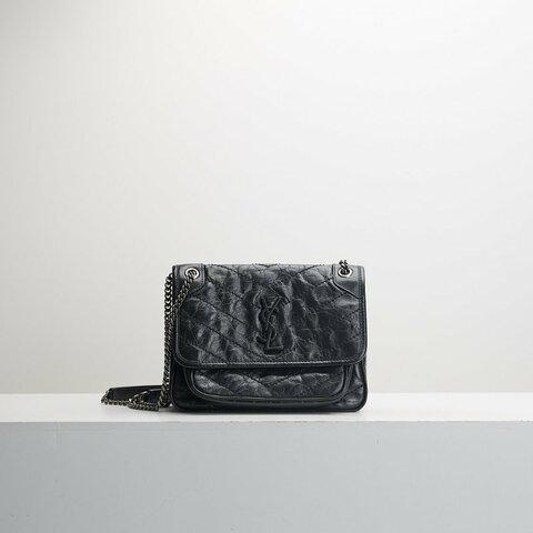 YSL Niki baby Ｄ扣款黑銀