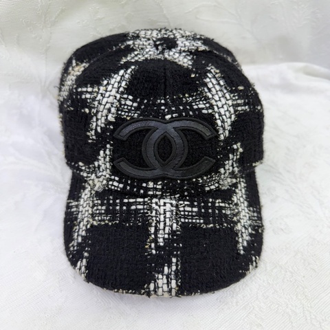 Chanel Tweed Cap