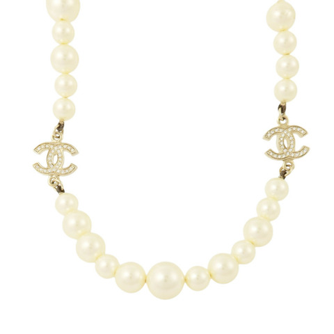 CHANEL 金屬/PVC Necklace項鏈