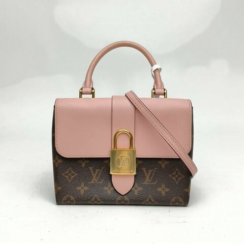 LOUIS VUITTON LockyBB鎖頭包粉色PVC金扣2010肩背包