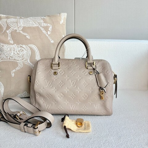 Louis Vuitton 奶茶色全皮Speedy25