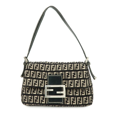 FENDI Vintage 針織款迷你胖法棍包