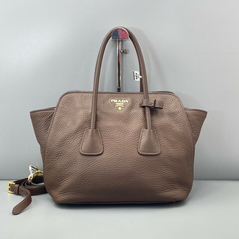 Prada 手提單肩包巧克力