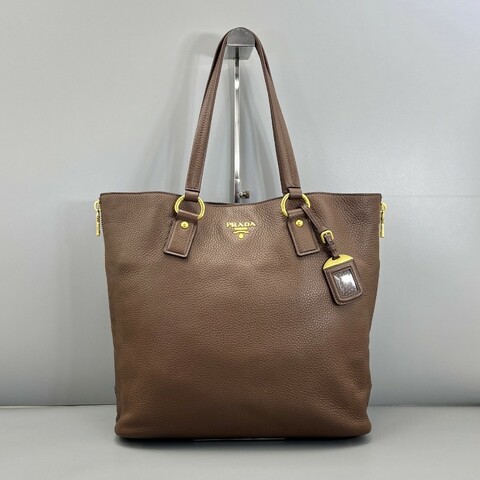 Prada 手提包托特包棕色肩背包