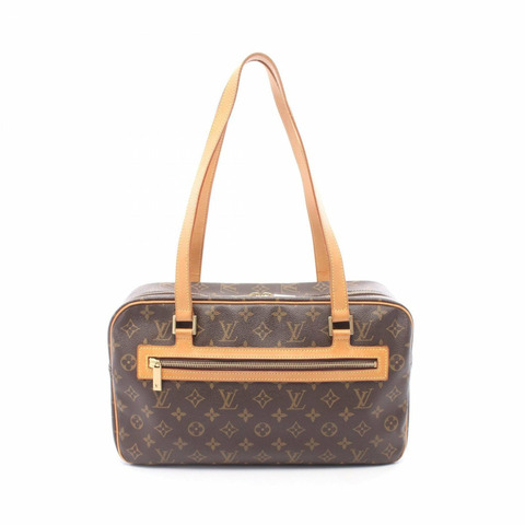 路易威登 LOUIS VUITTON Cite GM 單肩包手提包 塗層帆布皮革 Monogram 女士棕色 M51181