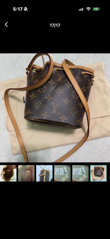 Louis Vuitton LV NANO NOE 迷你水桶包 盒裝