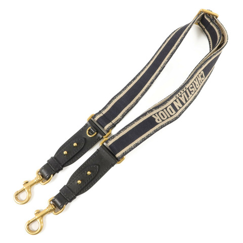 Dior 牛皮皮革/帆布Adjustable Shoulder Strap肩帶