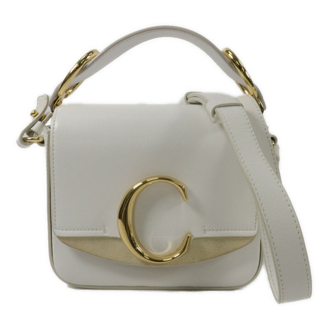 Chloe 牛皮皮革Mini Cloe C Bag手挽肩背兩用袋