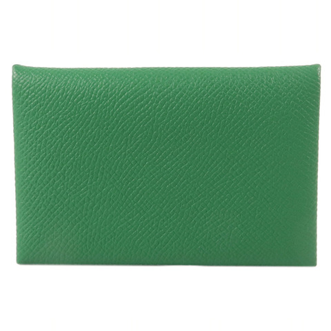HERMES Epsom皮革Calvi Card Holder卡片套