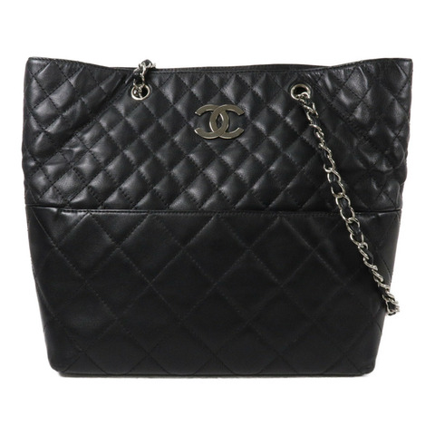 CHANEL 牛皮皮革Tote Bag鏈帶肩背袋