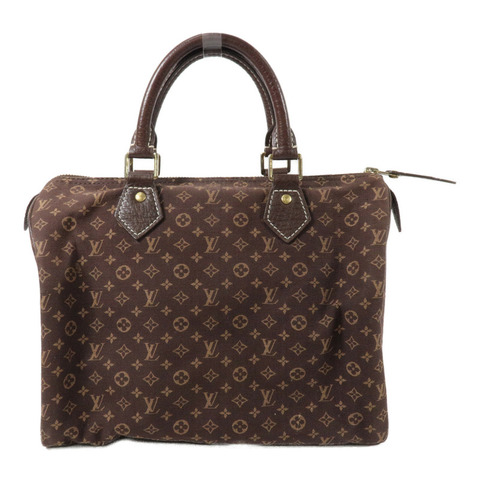 LOUIS VUITTON Monogram Mini Lin Speedy 30手挽袋
