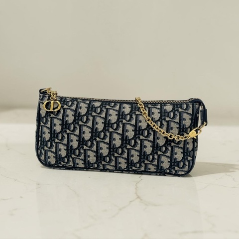 莉亞精品♡ Dior 老花大麻將 二手