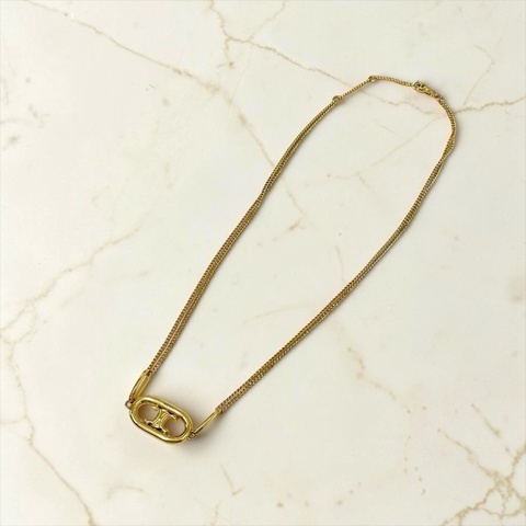 莉亞精品♡ Celine 凱旋門項鍊 二手
