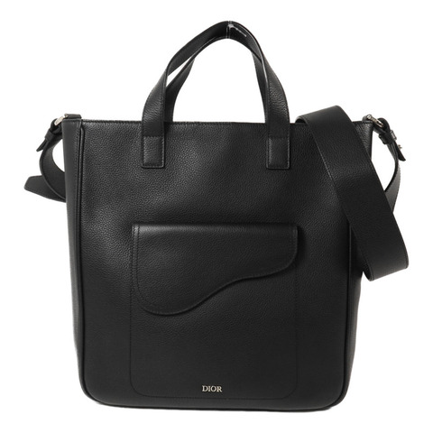 Dior 牛皮皮革Saddle Tote手挽肩背兩用袋