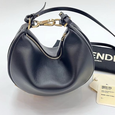 Fendi Fendigraphy Hobo ( Black )