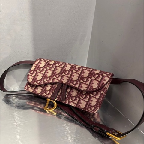 Dior Oblique 紅色老花馬鞍腰包｜Classic Trend CT精品｜台北東區實體