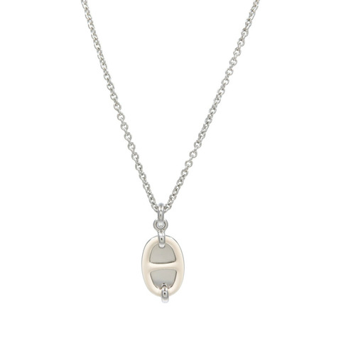 HERMES 金屬Mini Maillon Pendant項鍊