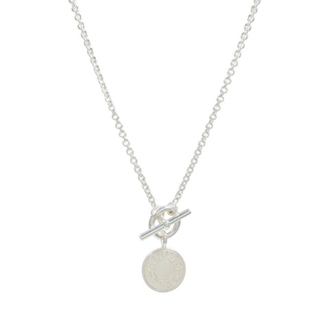 HERMES 金屬Amulettes Ex-Libris Necklace項鍊