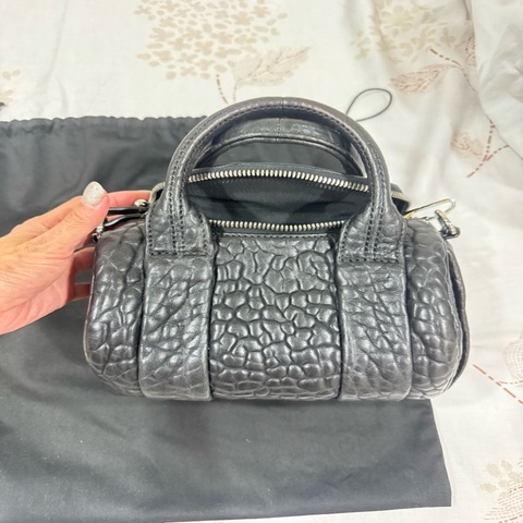 Alexander Wang mini銀色鉚釘包