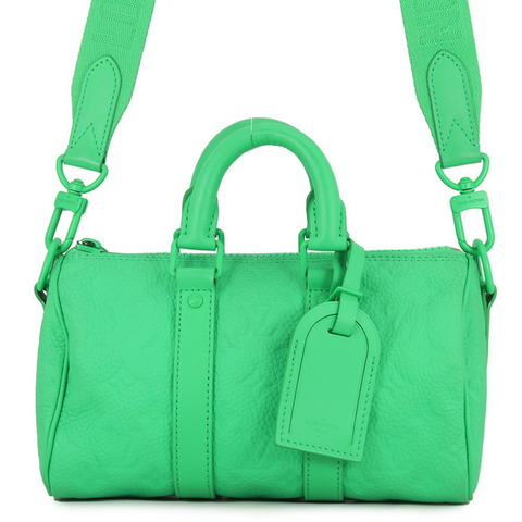 路易威登 Keepall Bandoulière 25 M20929 Monogram Taurillon 手提包，兩用單肩背包，男士 LOUIS VUITTON
