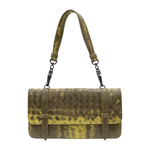 卡其色 牛皮 Duo 肩背包【BOTTEGA VENETA BV 寶緹嘉】 329755