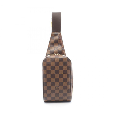 LOUIS VUITTON Geronimos 腰部斜背包 N51994 Damier 帆布 Ebene 二手 LV