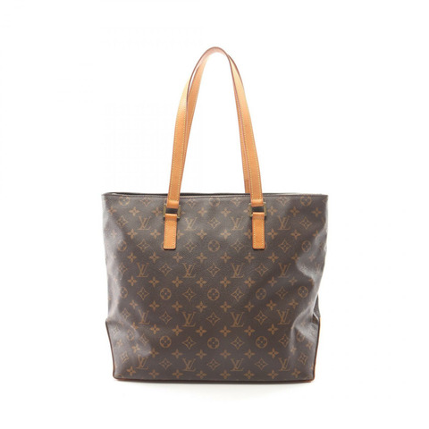 路易威登 Cabas Mezzo 單肩手提包 M51151 Monogram 帆布皮革二手