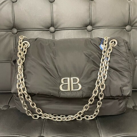 Balenciaga 新款黑色尼龍雲朵Monaco
