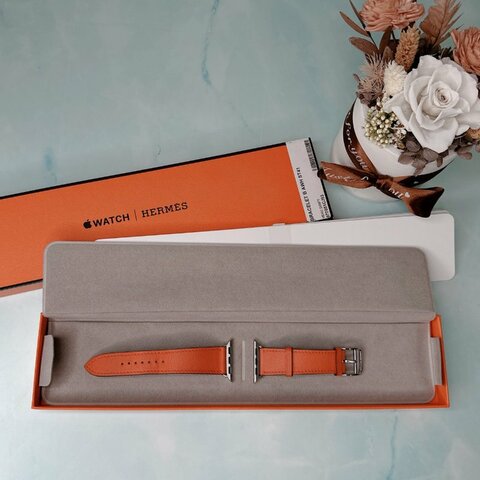 HERMES Apple Watch 皮革錶帶