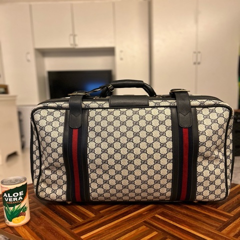 Gucci Monogram 行李袋 luggage trunk