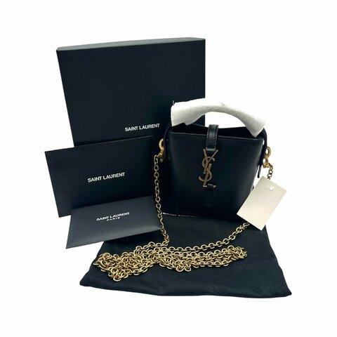 【美收精品】YSL Le 37 Micro 超微型水桶包C-787【隔月月中將轉賣至日本 上架期限30天】
