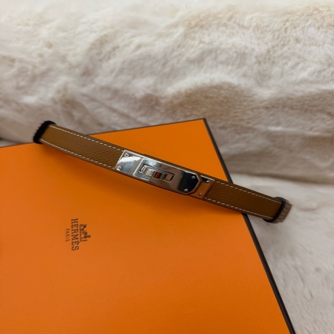 Kelly Belt 金棕色 銀扣🤎