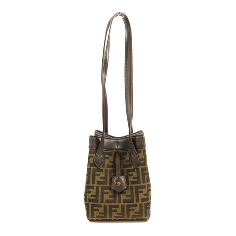 FENDI 帆布Origami Mini FF肩背袋
