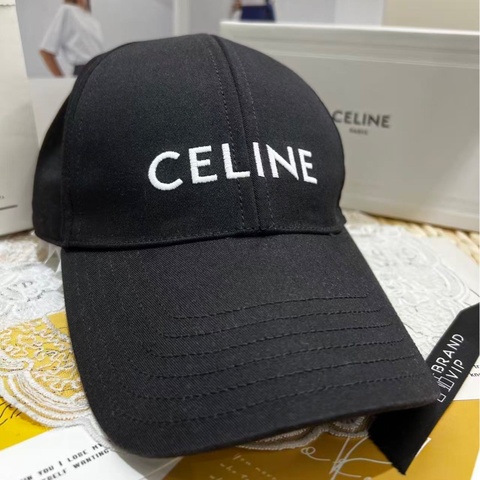 Celine 字母Logo刺繡棒球帽（近新閒置品）M