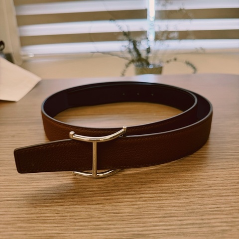 Hermes 男士雙面皮帶 32mm